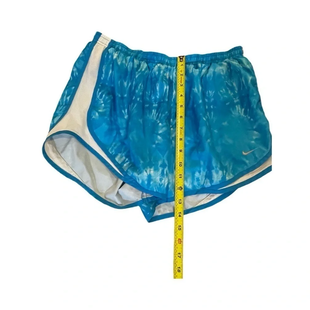 Nike Dri-Fit Blue Tie-Dye Design Athletic Lined Shorts Size Large